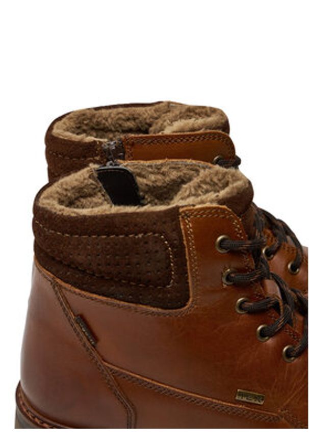 Bugatti Trapery 321AH252 Brązowy. Kolor: brązowy. Materiał: skóra