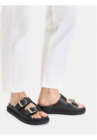 MEXX Klapki EO-MX/021C-HY Czarny. Kolor: czarny. Materiał: skóra #4