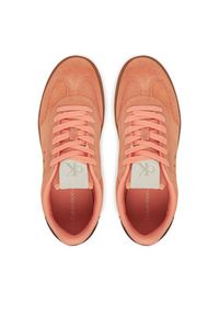 Calvin Klein Jeans Sneakersy Classic Cupsole Mix In YW0YW01767 Pomarańczowy. Kolor: pomarańczowy. Materiał: skóra #6