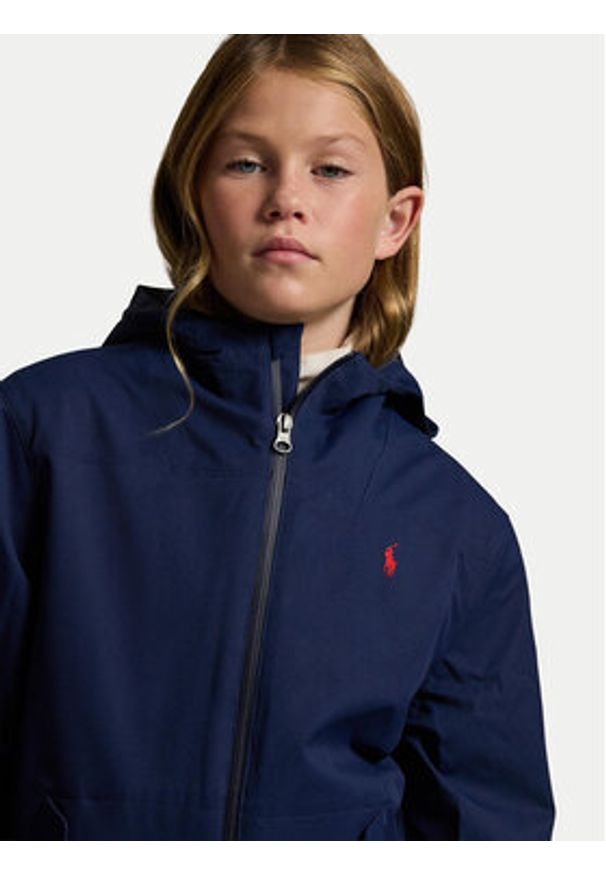 Polo Ralph Lauren Kurtka przejściowa 323875510001 Granatowy Regular Fit. Typ kołnierza: polo. Kolor: niebieski. Materiał: syntetyk