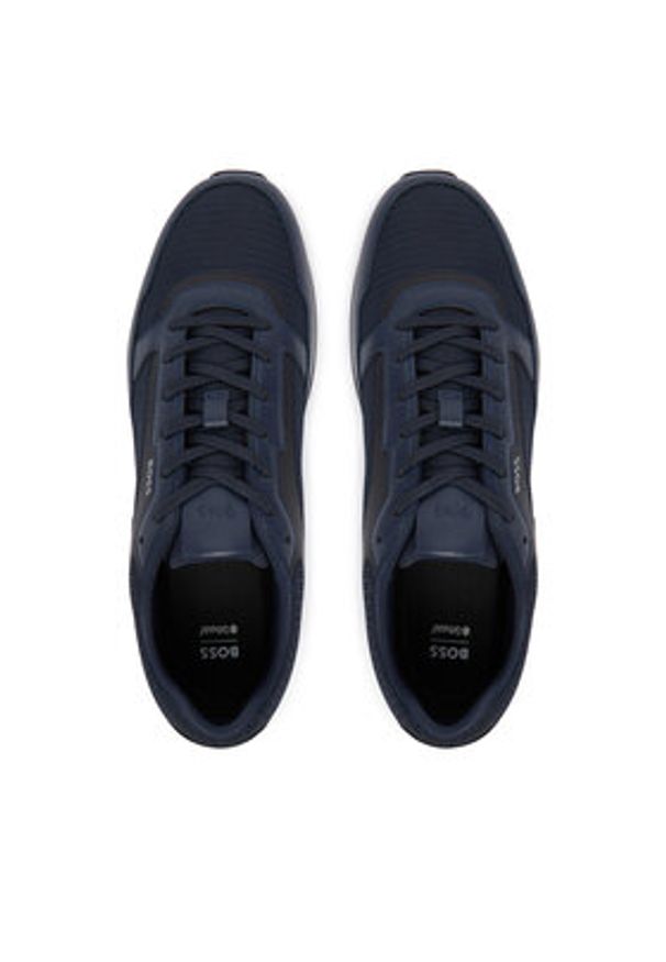 BOSS Sneakersy Parkour-L 50557903 Granatowy. Kolor: niebieski. Materiał: materiał