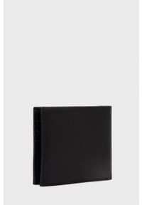 Calvin Klein Jeans portfel skórzany + brelok damski kolor czarny. Kolor: czarny. Materiał: skóra #3
