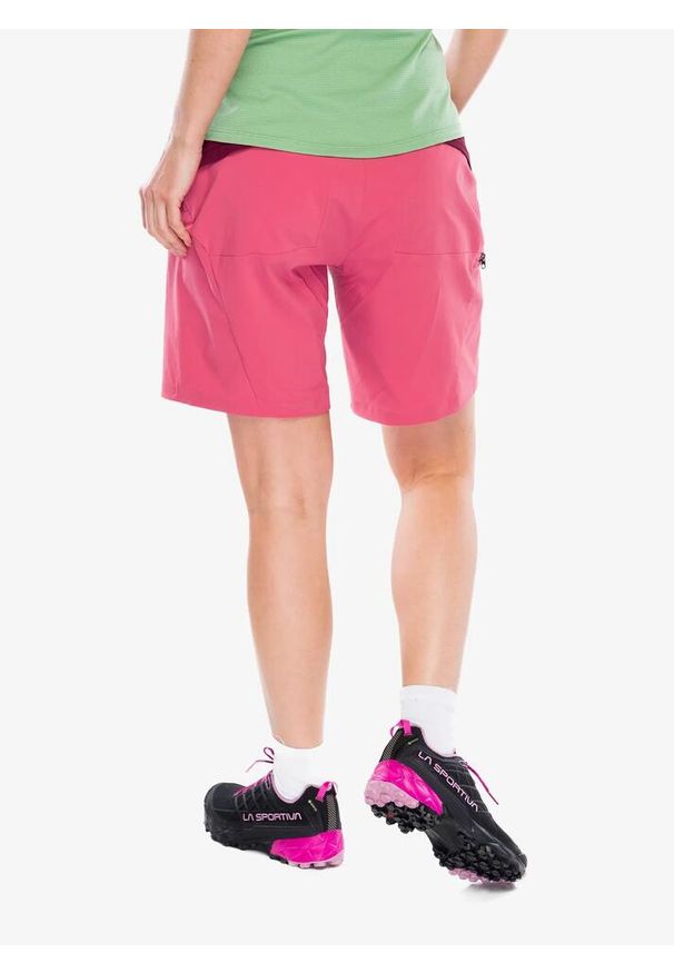 LA SPORTIVA - Spodenki turystyczne damskie La Sportiva Monument Shorts. Kolor: różowy. Sport: turystyka piesza