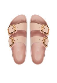 Birkenstock Klapki Arizona Big Buckle Hex 1029392 Różowy. Kolor: różowy. Materiał: skóra