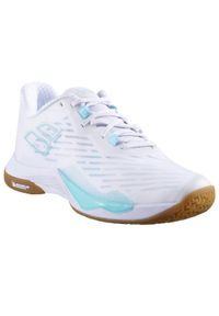 Buty do badmintona damskie Babolat Shadow Tour 5. Kolor: biały, wielokolorowy, zielony