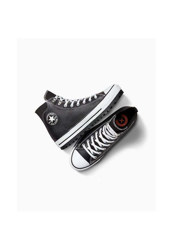 Buty Converse Chuck Taylor All Star City Trek Waterproof, Dla obu płci. Kolor: czarny. Materiał: materiał, skóra. Model: Converse All Star