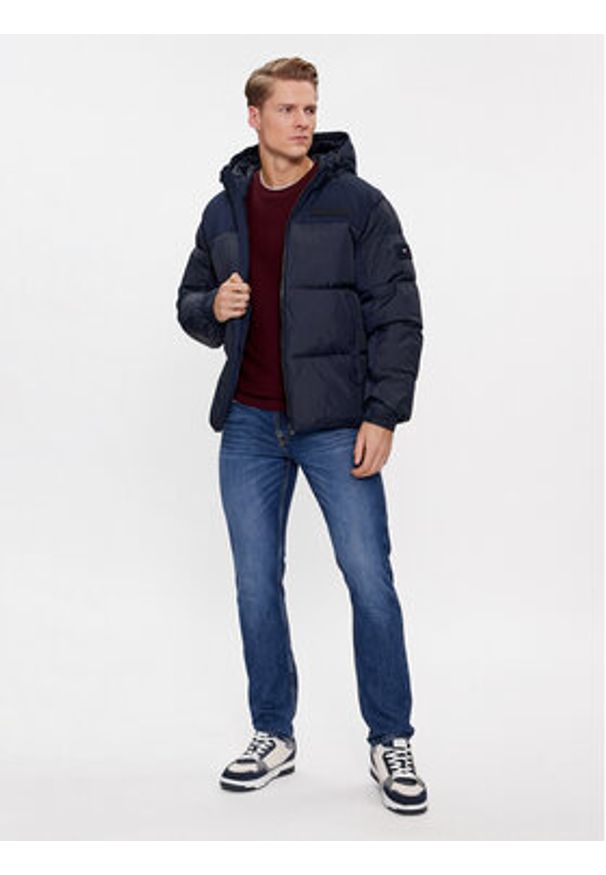 TOMMY HILFIGER - Tommy Hilfiger Kurtka zimowa New York MW0MW32771 Granatowy Regular Fit. Kolor: niebieski. Materiał: syntetyk. Sezon: zima