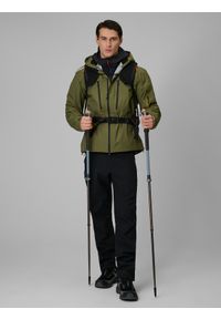 4f - 4F Kurtka trekkingowa z wypełnieniem Primaloft Silver męska - czarna XXL. Kolor: czarny. Materiał: syntetyk, materiał. Technologia: Primaloft. Długość: długie. Sport: turystyka piesza #2