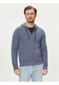 Guess Bluza M4RQ48 KBK32 Niebieski Regular Fit. Kolor: niebieski. Materiał: syntetyk, bawełna #1