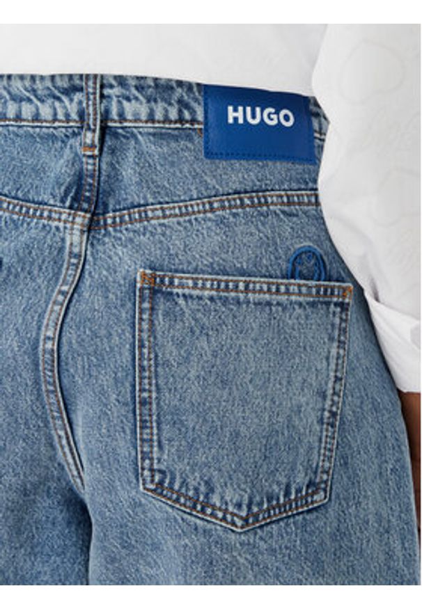 Hugo - HUGO Jeansy Leni 50559617 Niebieski Loose Fit. Kolor: niebieski