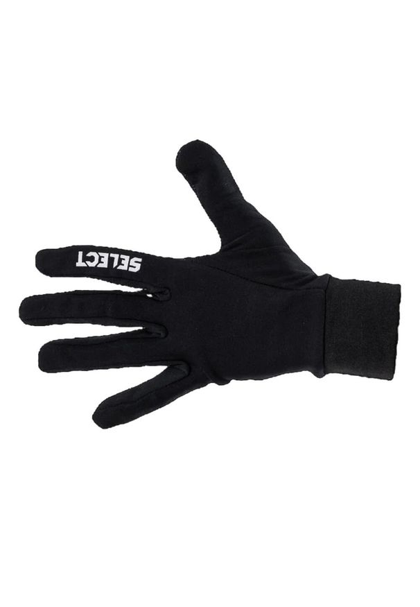 SELECT - Rękawice Sportowe Unisex Dla Dorosłych Z Logo. Kolor: czarny. Sport: turystyka piesza