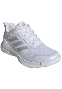 Adidas - Buty do siatkówki adidas Novaflight 2 IG1609 białe. Zapięcie: sznurówki. Kolor: biały. Materiał: guma, syntetyk, materiał. Szerokość cholewki: normalna. Sport: siatkówka #6