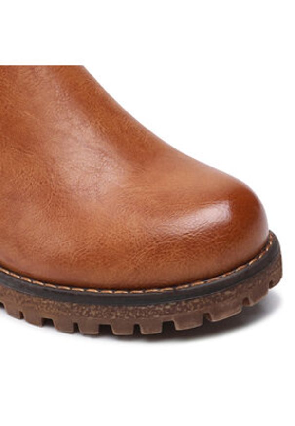 Clara Barson Botki WS1128-46 Brązowy. Kolor: brązowy. Materiał: skóra