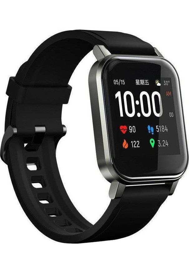 HAYLOU - Smartwatch Haylou LS02 Czarny (HAY028). Rodzaj zegarka: smartwatch. Kolor: czarny