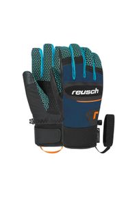 Rękawice narciarskie Reusch Dragon R-Tex® XT. Kolor: niebieski, pomarańczowy, wielokolorowy. Sezon: zima. Sport: narciarstwo