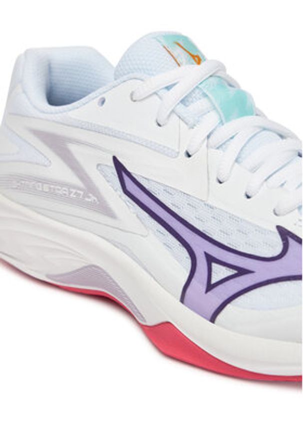 Mizuno Buty halowe Lightning Star Z7 Jr. V1GD2303 Biały. Kolor: biały. Materiał: materiał