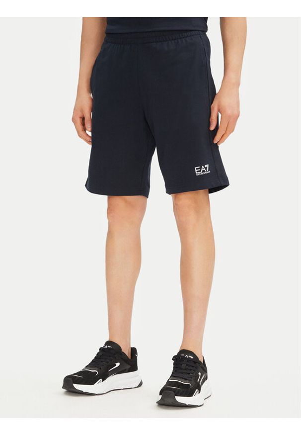 EA7 Emporio Armani Szorty sportowe 8NPS65 PJVRZ 1562 Granatowy. Kolor: niebieski. Materiał: bawełna. Styl: sportowy