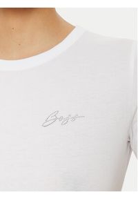 BOSS T-Shirt C_Elogo 50535322 Écru Regular Fit. Materiał: bawełna #4