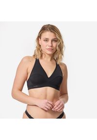 Góra kostiumu kąpielowego surfingowego damska Decathlon Ana duże rozmiary. Kolor: czarny. Materiał: poliamid, materiał, elastan #1