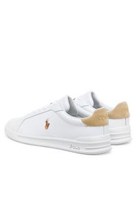 Polo Ralph Lauren Sneakersy Heritage Court II 809940762001 Biały. Kolor: biały. Materiał: skóra #3