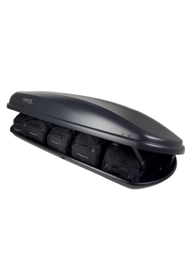 KJUST - Torby Do Boksu Dachowego Hapro Cruiser 10.8 5Szt Kjust. Kolor: czarny. Styl: sportowy