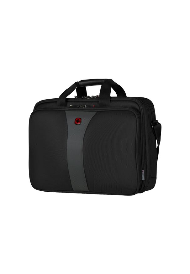 Torba Wenger Legacy 17'' czarno-szary. Kolor: wielokolorowy, czarny, szary. Styl: biznesowy, elegancki