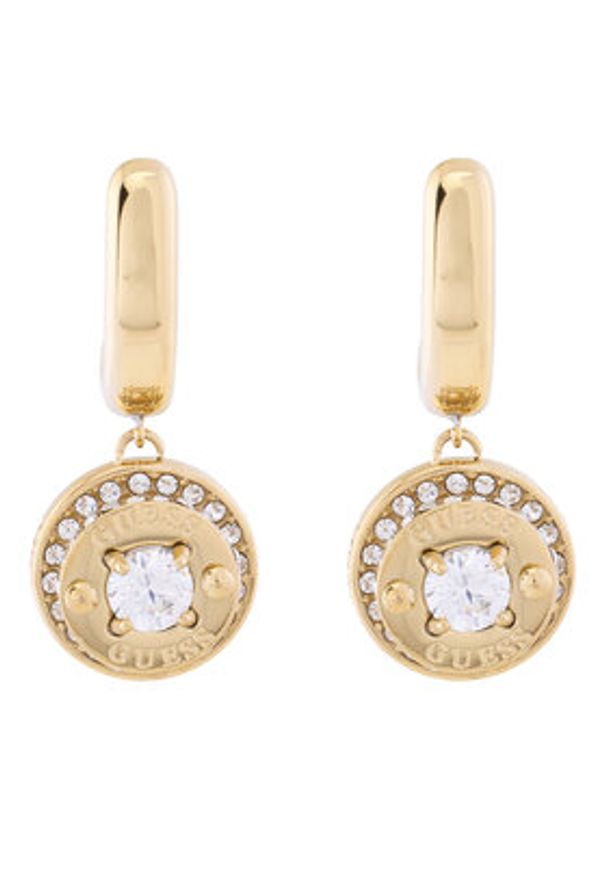 Guess Kolczyki JUBE05 558JW Złoty. Materiał: metalowe. Kolor: złoty