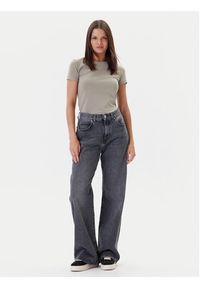 Guess T-Shirt W2YI44 J1314 Khaki Regular Fit. Kolor: brązowy. Materiał: bawełna #3