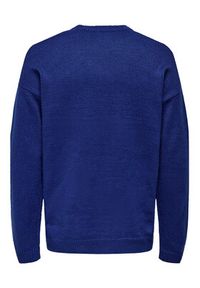 Only & Sons Sweter 22024567 Niebieski Regular Fit. Kolor: niebieski. Materiał: bawełna #3