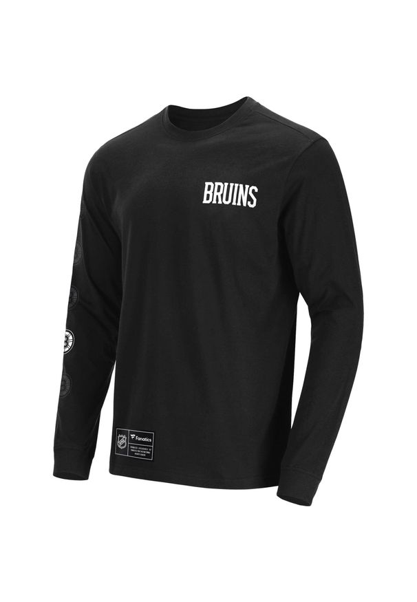 FANATICS - Koszulka z długim rękawem Fanatics NHL Bruins w kolorze czarnym, rozmiar S. Kolor: czarny. Długość rękawa: długi rękaw. Długość: długie