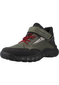 Geox - Buty GEOX J SIMBYOS B. Zielony. Kolor: zielony. Materiał: syntetyk, tkanina. Sport: turystyka piesza