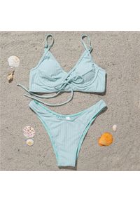 Intica - bikini push-up plażowe z regulowanymi ramiączkami Arub. Kolor: niebieski. Materiał: tkanina