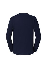 FRUIT OF THE LOOM - Koszulka Z Długim Rękawem Unisex Adult Iconic 195 Plain. Kolor: niebieski. Długość rękawa: długi rękaw. Długość: długie