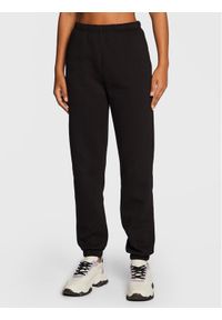 Gina Tricot Spodnie dresowe Basic 87590 Czarny Regular Fit. Kolor: czarny. Materiał: dresówka, bawełna