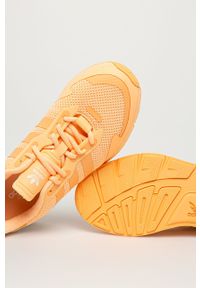 adidas Originals - Buty ZX 1K Boost FY3629. Nosek buta: okrągły. Zapięcie: sznurówki. Kolor: pomarańczowy. Materiał: guma. Model: Adidas ZX #2