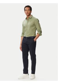 Tommy Jeans Koszula Original DM0DM04405 Zielony Slim Fit. Kolor: zielony. Materiał: bawełna #3