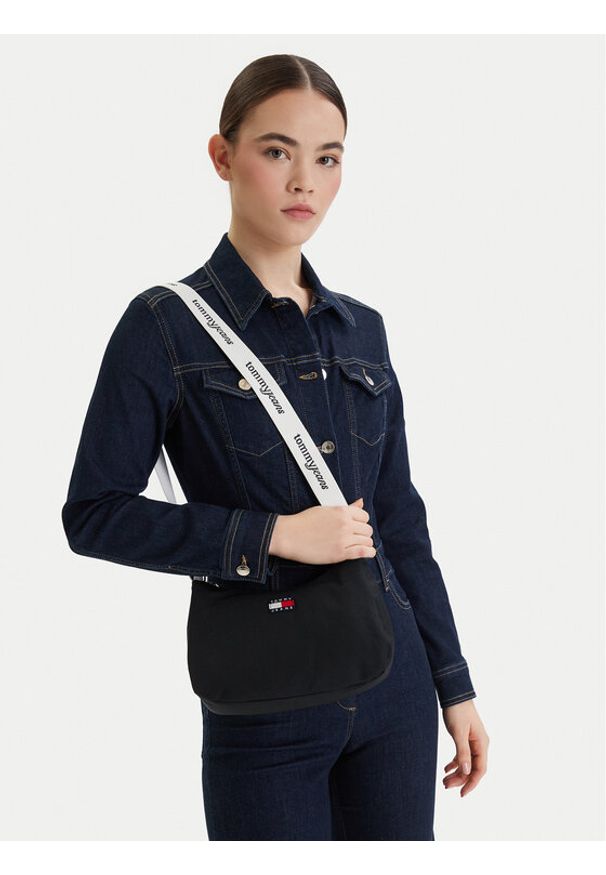 Tommy Jeans Torebka Tjw Ess Daily Shoulder Bag AW0AW18463 Czarny. Kolor: czarny