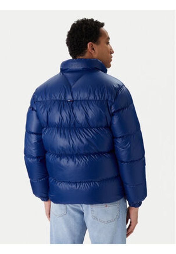 TOMMY HILFIGER - Tommy Hilfiger Kurtka puchowa MW0MW40617 Niebieski Regular Fit. Kolor: niebieski. Materiał: syntetyk