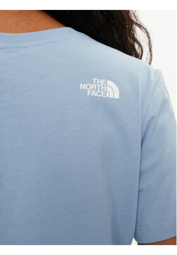The North Face T-Shirt NF0A880M Niebieski Regular Fit. Kolor: niebieski. Materiał: bawełna