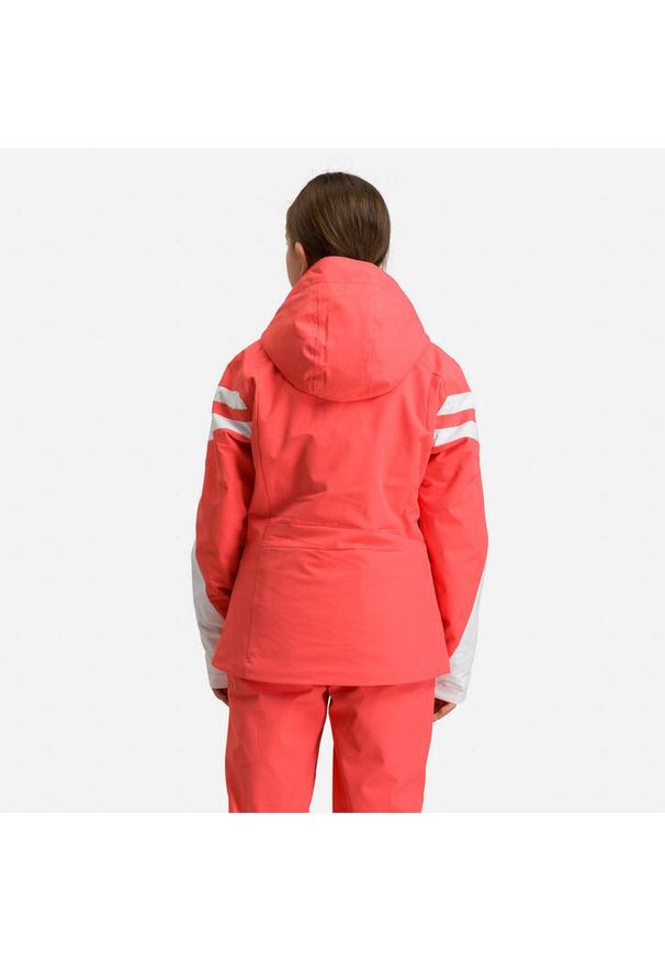 Rossignol - Kurtka narciarska dziewczęca ROSSIGNOL Girl Ski Jkt koralowa. Kolor: czerwony. Materiał: puch. Sport: narciarstwo