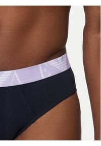 Emporio Armani Underwear Komplet 3 par slipów EM000258 AF10778 MB139 Granatowy. Kolor: niebieski. Materiał: bawełna #7