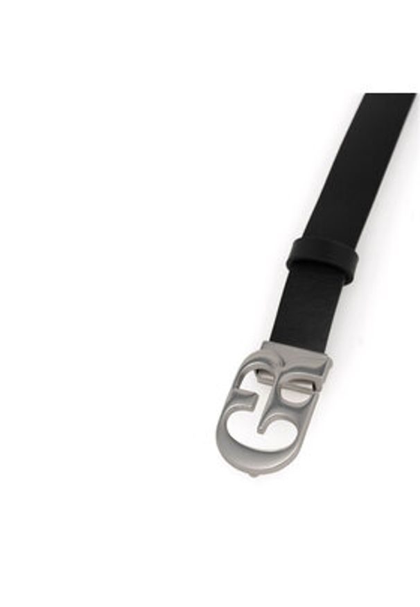 Gino Rossi Pasek Damski BLYL23008 Czarny. Kolor: czarny. Materiał: skóra