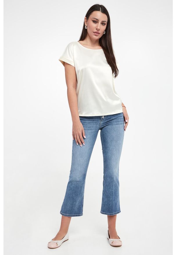 T-shirt damski satynowy Taila JOOP!. Materiał: satyna