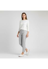 Półbuty damskie S.Barski, cholewka ze skóry naturalnej gładkiej wsuwany fason elastyczne wstawki po bokach widoczne przeszycia wokół noska niski prof. Okazja: na spacer, na co dzień. Kolor: srebrny. Materiał: skóra. Szerokość cholewki: normalna. Wzór: gładki. Styl: casual, elegancki #8