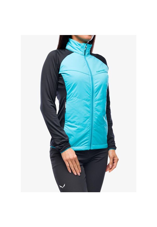 Bluza rozpinana damska Hannah Makana. Kolor: zielony. Sezon: zima. Sport: narciarstwo