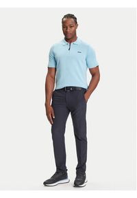 BOSS Polo K_Ever-X PS 50541961 Błękitny Regular Fit. Typ kołnierza: polo. Kolor: niebieski. Materiał: bawełna #5