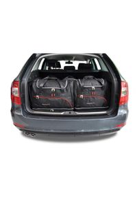 KJUST - Torby Do Bagażnika Skoda Superb Kombi 2010-2015 5Szt Kjust. Kolor: czarny. Styl: sportowy #1