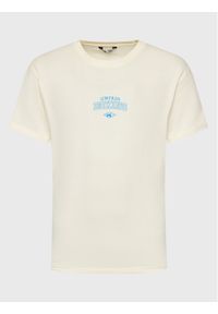 Unfair Athletics T-Shirt UNFR23-007 Beżowy Regular Fit. Kolor: beżowy. Materiał: bawełna