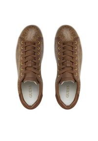 Guess Sneakersy Nola FMPNOG FAL12 Beżowy. Kolor: beżowy. Materiał: skóra #3