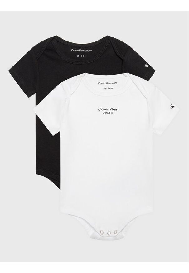 Calvin Klein Jeans Komplet body dziecięcych IN0IN00015 Kolorowy Regular Fit. Materiał: bawełna. Wzór: kolorowy